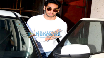 Ahan Shetty spotted after a clinic session in Bandra