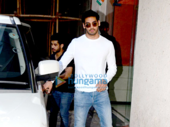 Ahan Shetty spotted after a clinic session in Bandra