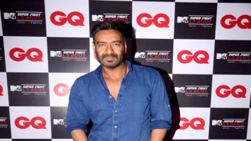 Ajay Devgn, Arbaaz Khan and Sulaiman Merchant attend the launch of MTV Super Fight League