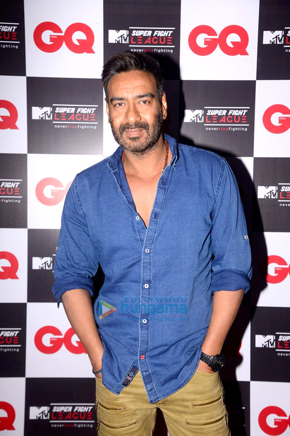 ajay arbaaz and sulaiman attend the launch of mtv super fight league 6