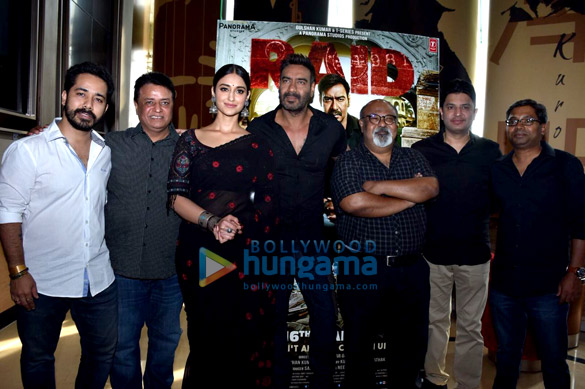 Ajay Devgn and Ileana D’Cruz grace the trailer launch of ‘Raid’ Ajay Devgn and Ileana D’Cruz grace the trailer launch of ‘Raid’
