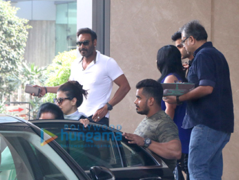 Ajay Devgn with family spotted at Yauatcha, BKC