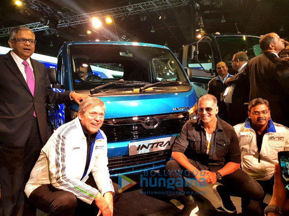 Akshay Kumar snapped attending the Auto Expo 2018 by Tata Motors