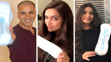 Akshay Kumar’s Pad Man challenge gains momentum, Deepika Padukone, Alia Bhatt, Aamir Khan post pics with a pad!