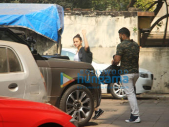 Alia Bhatt spotted at a gym in Bandra