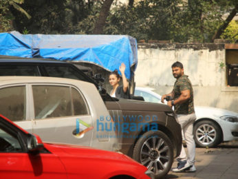 Alia Bhatt spotted at a gym in Bandra