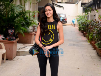 Ananya Panday spotted after salon session in Bandra