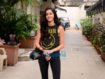 Ananya Panday spotted after salon session in Bandra
