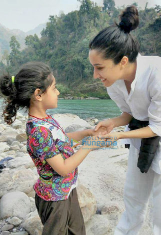 On The Sets Of The Movie Batti Gul Meter Chalu