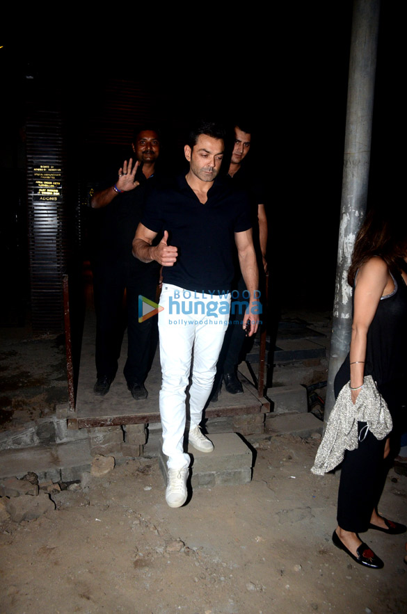 bobby deol spotted at estella juhu 6