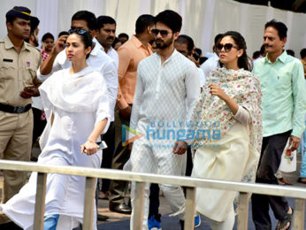 Celebs snapped attending Sridevi's condolence meeting at Celebrations Sports Club