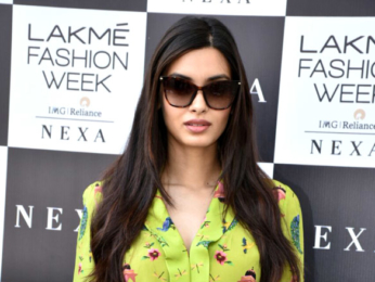Diana Penty snapped attending the Lakme Fashion Week 2018