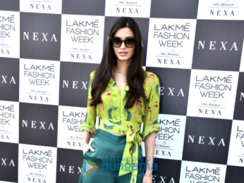 Diana Penty snapped attending the Lakme Fashion Week 2018