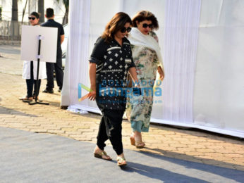 Celebs snapped attending Sridevi's last rites at Celebrations Sports Club