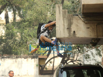 Ishaan Khatter snapped exiting the gym