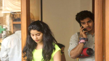 Janhvi Kapoor and Ishaan Khatter spotted at Sequel Cafe in Bandra