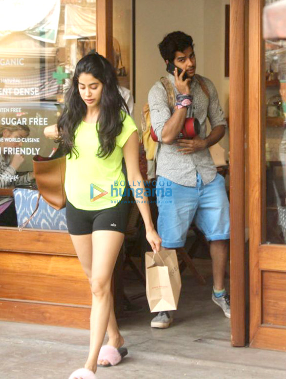 janhvi kapoor and ishaan khatter spotted at sequel cafe in bandra 3