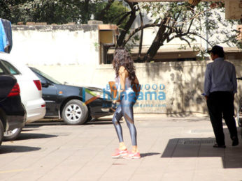Janhvi Kapoor spotted at the gym