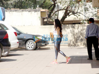 Janhvi Kapoor spotted at the gym