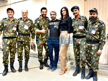 John Abraham and Diana Penty snapped promoting their film Parmanu - The Story of Pokhran