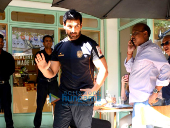 John Abraham spotted at The Kitchen Garden in Bandra