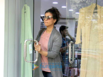 Kajol spotted in Juhu