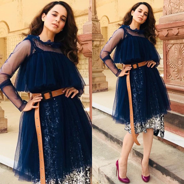 Kangana Ranaut in a Dhruv Kapoor dress