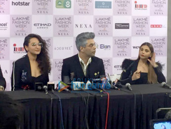 Karan Johar walks the ramp for Shane and Falguni Peacock