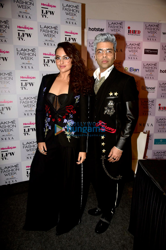 karan johar walks the ramp for shane and falguni peacock 11 6