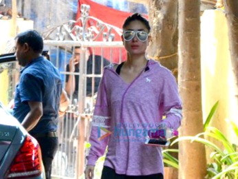 Kareena Kapoor Khan spotted at the gym in Bandra