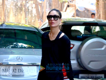 Kareena Kapoor Khan spotted outside the gym in Bandra