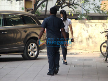 Katrina Kaif snapped outside her gym