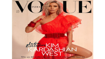 Ready, set, shine, sizzle! Kim Kardashian West oomphs it up as the Vogue India cover girl!