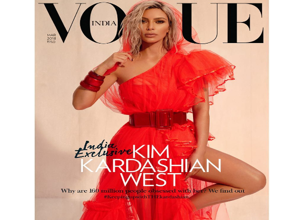 Ready, set, shine, sizzle! Kim Kardashian West oomphs it up as the Vogue India cover girl!