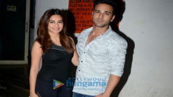 Kriti Kharbanda snapped with Pulkit Samrat after her dance practice