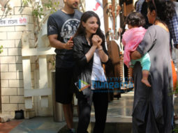 Kunal Khemu and Soha Ali Khan spotted after lunch in Bandra