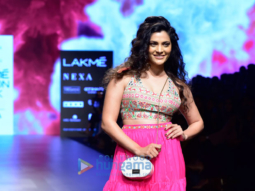 Lakme Fashion Week 2018: Saiyami Kher goes glam in bubblegum pink for Nishka Lulla!