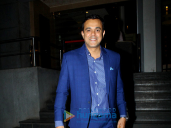 Madhuri Dixit attends special screening of Marathi movie Aapla Manus