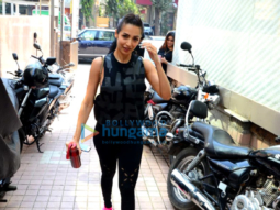 Malaika Arora spotted at the gym in Bandra