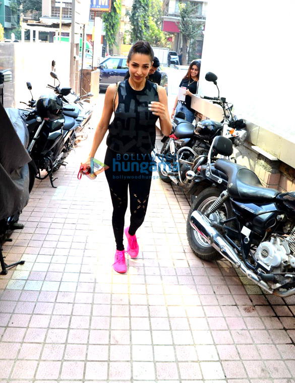 malaika arora spotted at gym in bandra 3