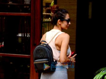 Malaika Arora spotted at the gym in Bandra