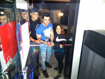 Manish Paul snapped at pilates studio launch