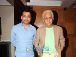 Neeraj Pandey and Naseeruddin Shah promote Aiyaary at Sun & Sand, Juhu