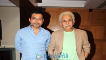Neeraj Pandey and Naseeruddin Shah promote Aiyaary at Sun & Sand, Juhu