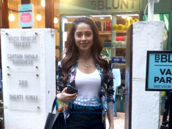 Nushrat Bharucha spotted at BBlunt salon in Bandra