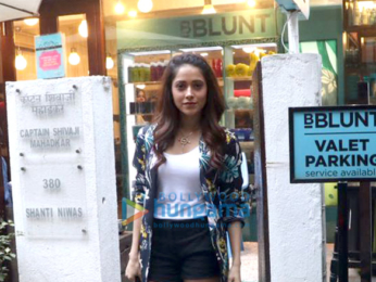 Nushrat Bharucha spotted at BBlunt salon in Bandra