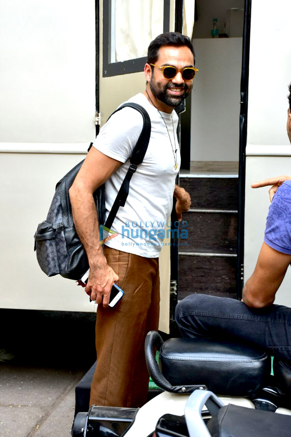 patralekha and abhay deol snapped during a photo shoot for the film nanu ki janu 3