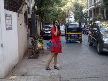 Pooja Hegde spotted at Maddock Office