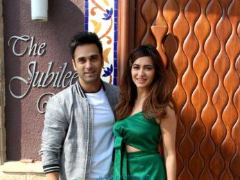Pulkit Samrat and Kriti Kharbanda snapped promoting 'Veerey Ki Wedding'