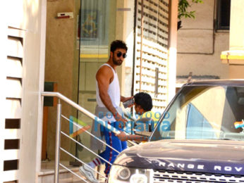 Ranbir Kapoor spotted after dance rehersals in Khar